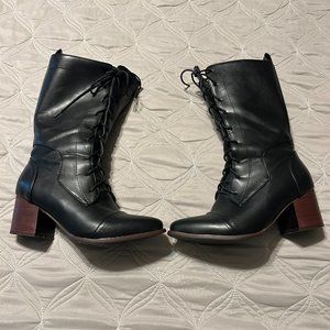 Black Heeled Boot